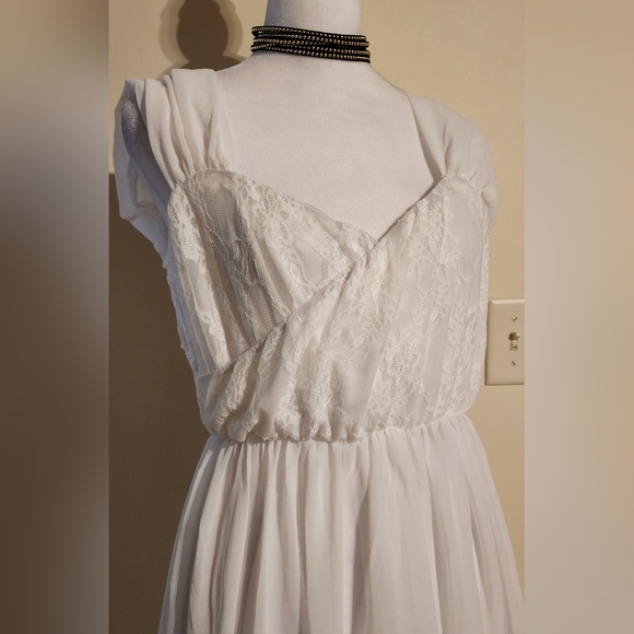 Great Photoshoot Maternity Dress Off the Shoulder Chiffon Long Gown XL - Picture 7 of 12